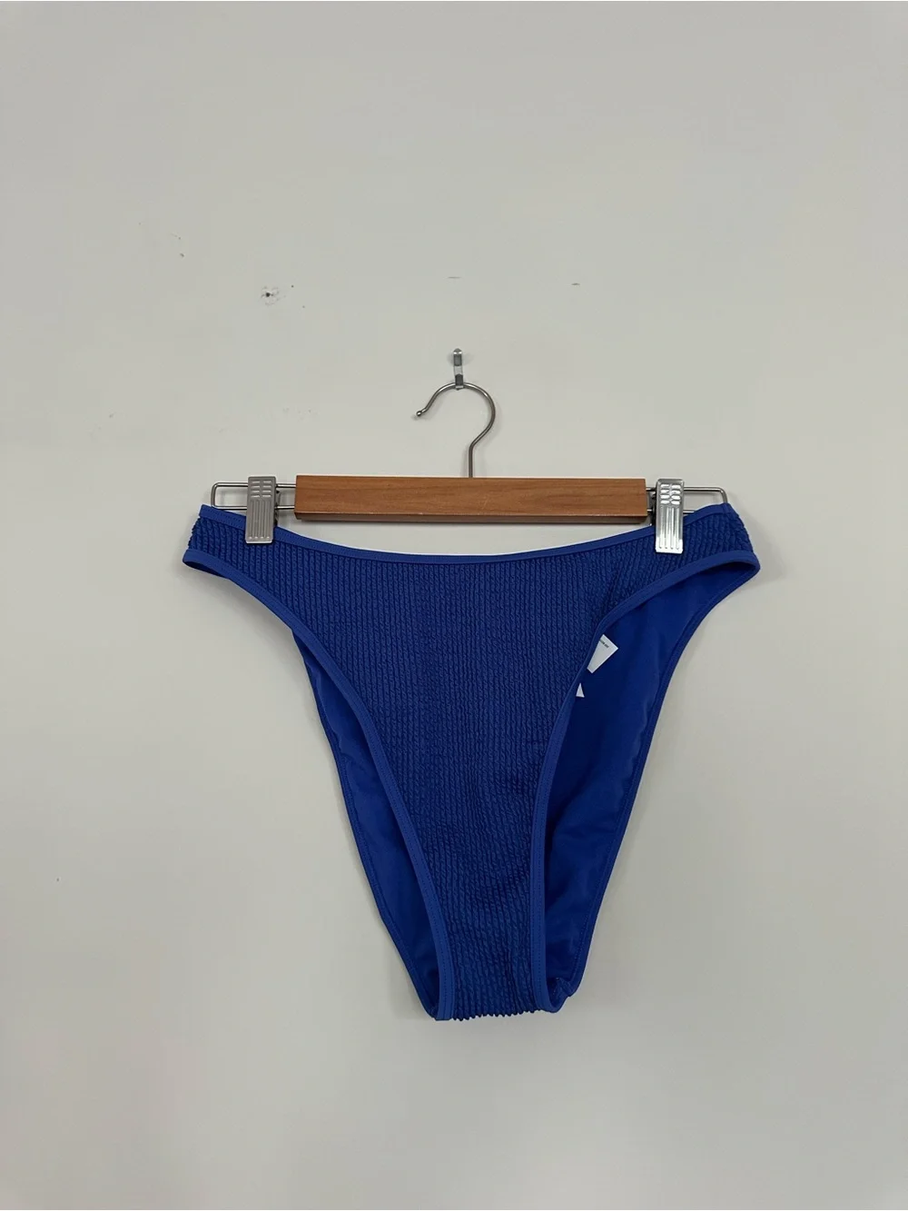 Abercrombie & Fitch Cobalt Textured Bikini Bottom - Picture 1 of 3